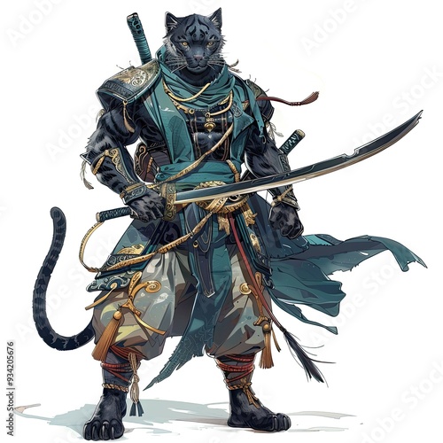 Anime Panther Warrior