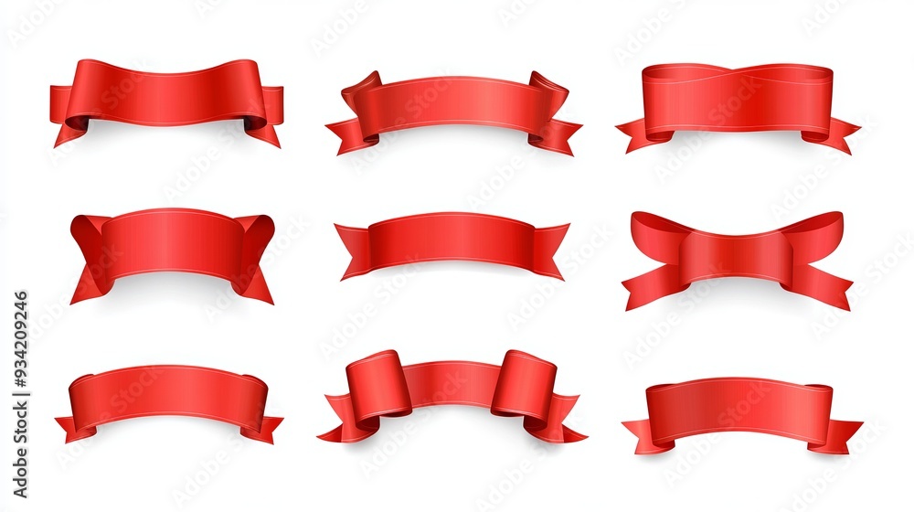Stock Vector ID: 566526535 Ribbon banner set.Vector red ribbons.Vector illustration. --ar 16:9 --v 6.1 Job ID: 009eb737-25e2-4136-a632-ba695ede581a Stock Vector ID: 566526535 Ribbon banner set.Vector red ribbons.Vector illustration. --ar 16:9 --v 6.1 Job ID: 009eb737-25e2-4136-a632-ba695ede581a