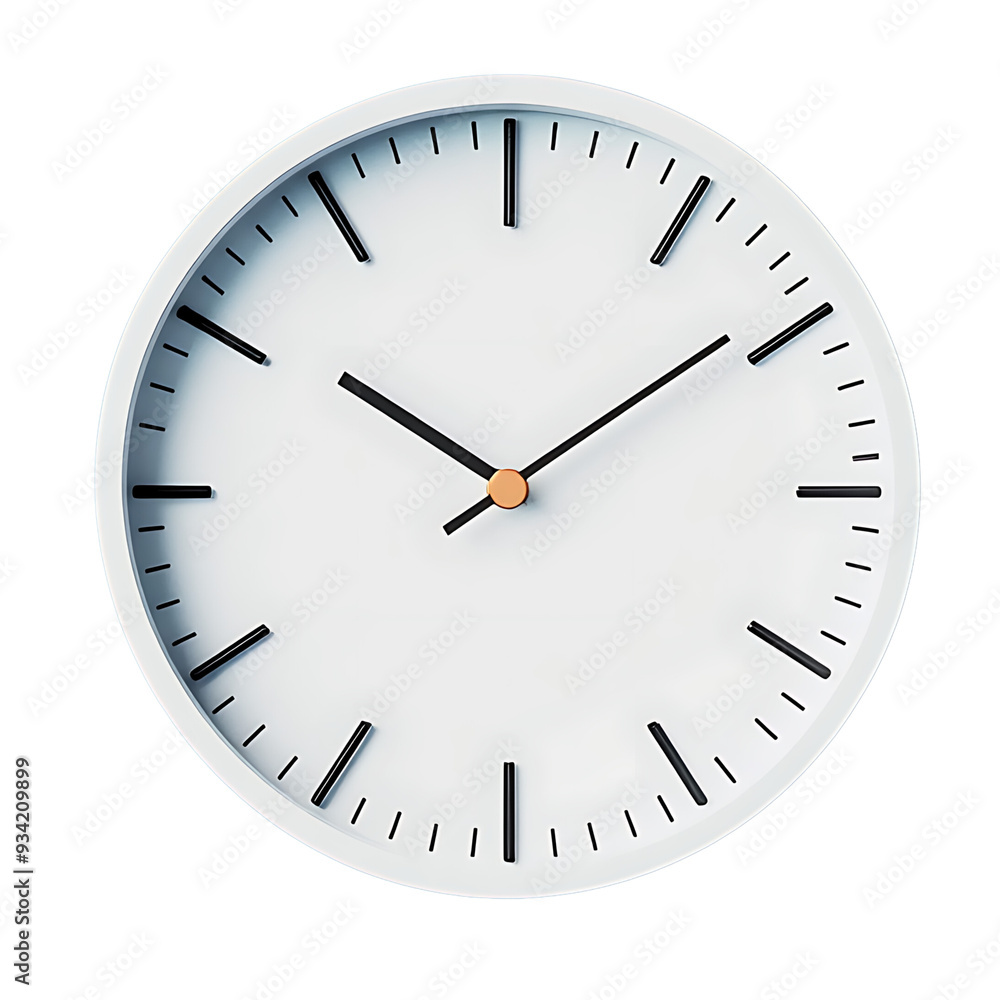 Wall clock isolated on transparent background Wall clock isolated on transparent background