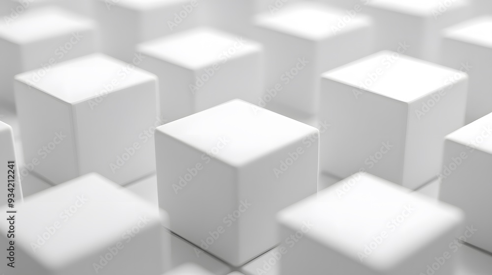 3D White Cubes on White Background, Abstract Image, Texture, Pattern, Wallpaper, Cover and Screen of Smartphone, Cell Phone, Computer, Laptop, 9:16 and 16:9 Format 3D White Cubes on White Background, Abstract Image, Texture, Pattern, Wallpaper, Cover and Screen of Smartphone, Cell Phone, Computer, Laptop, 9:16 and 16:9 Format