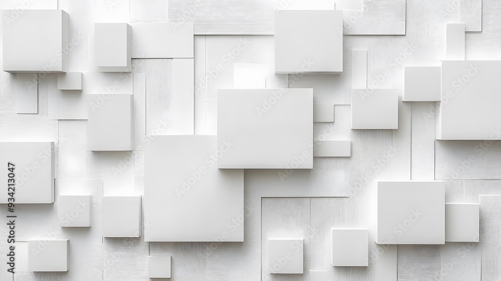 3D White Cubes on White Background, Abstract Image, Texture, Pattern, Wallpaper, Cover and Screen of Smartphone, Cell Phone, Computer, Laptop, 9:16 and 16:9 Format 3D White Cubes on White Background, Abstract Image, Texture, Pattern, Wallpaper, Cover and Screen of Smartphone, Cell Phone, Computer, Laptop, 9:16 and 16:9 Format