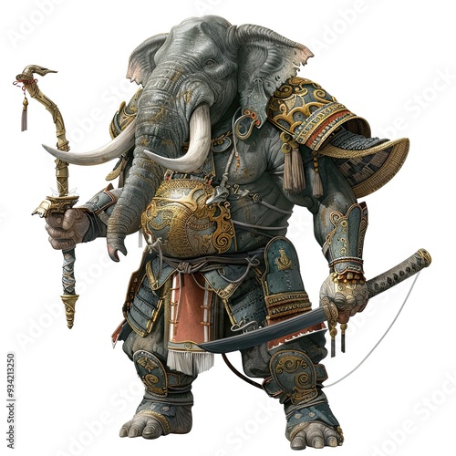 Anime Elephant Warrior