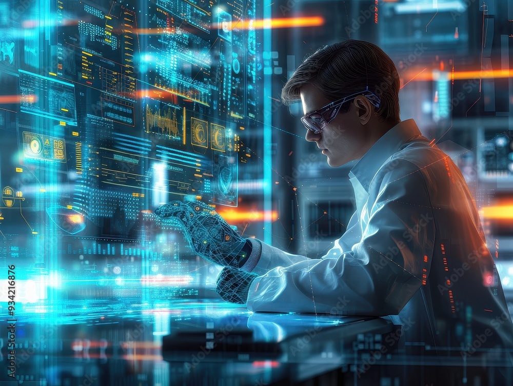 Tech-Savvy Scientist Explores Data Tech-Savvy Scientist Explores Data