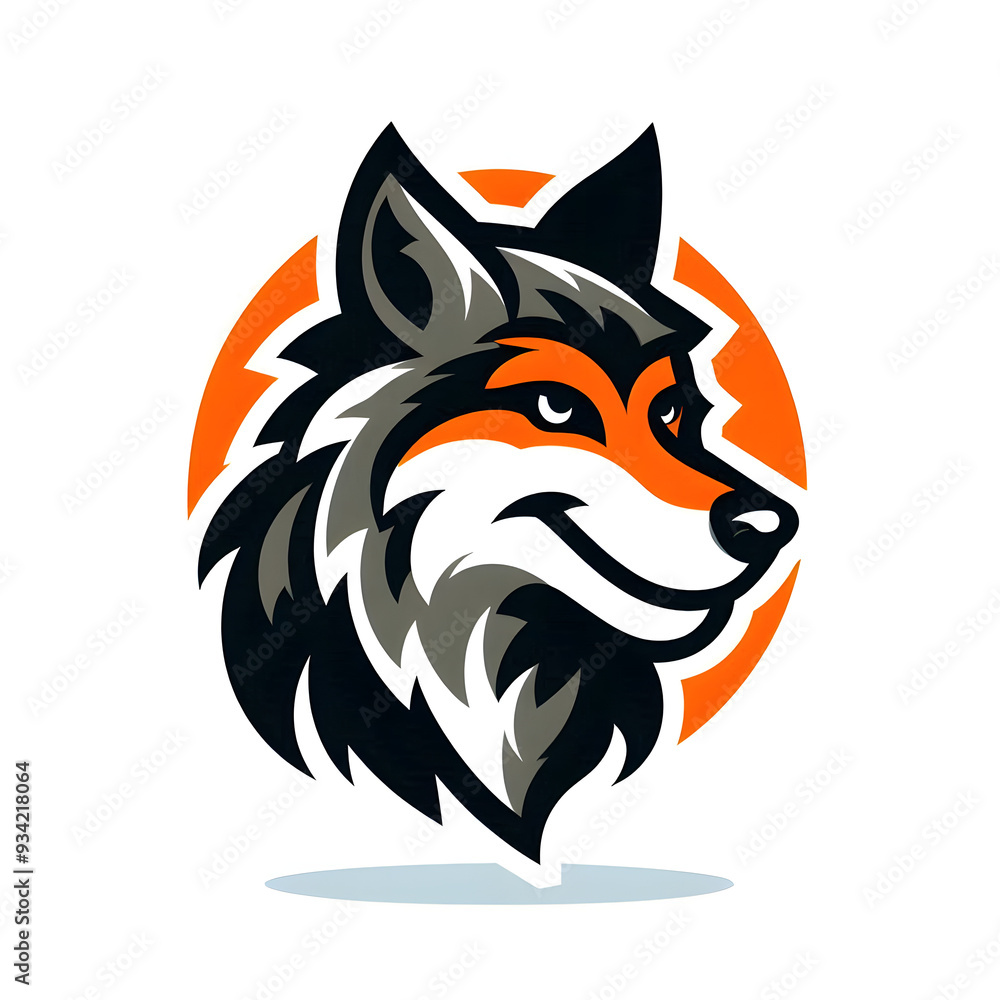 A Sophisticated and Elegant Wolf: The Logo that Combines High-Quality Craftsmanship and Modern Aesthetic A Sophisticated and Elegant Wolf: The Logo that Combines High-Quality Craftsmanship and Modern Aesthetic