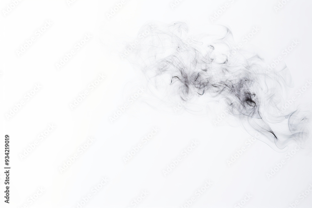 Fototapeta premium smoke isolated on white background