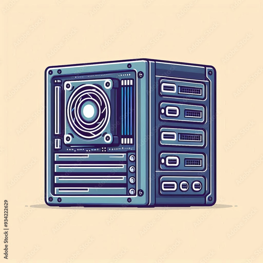 illustration of an future computer illustration of an future computer