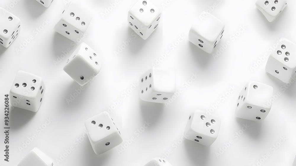 White Game Dice on White Background, Abstract Image, Texture, Pattern, Wallpaper, Cover and Screen of Smartphone, Cell Phone, Computer, Laptop, 9:16 and 16:9 Format White Game Dice on White Background, Abstract Image, Texture, Pattern, Wallpaper, Cover and Screen of Smartphone, Cell Phone, Computer, Laptop, 9:16 and 16:9 Format