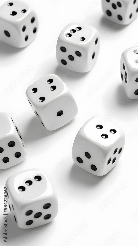 White Game Dice on White Background, Abstract Image, Texture, Pattern, Wallpaper, Cover and Screen of Smartphone, Cell Phone, Computer, Laptop, 9:16 and 16:9 Format White Game Dice on White Background, Abstract Image, Texture, Pattern, Wallpaper, Cover and Screen of Smartphone, Cell Phone, Computer, Laptop, 9:16 and 16:9 Format