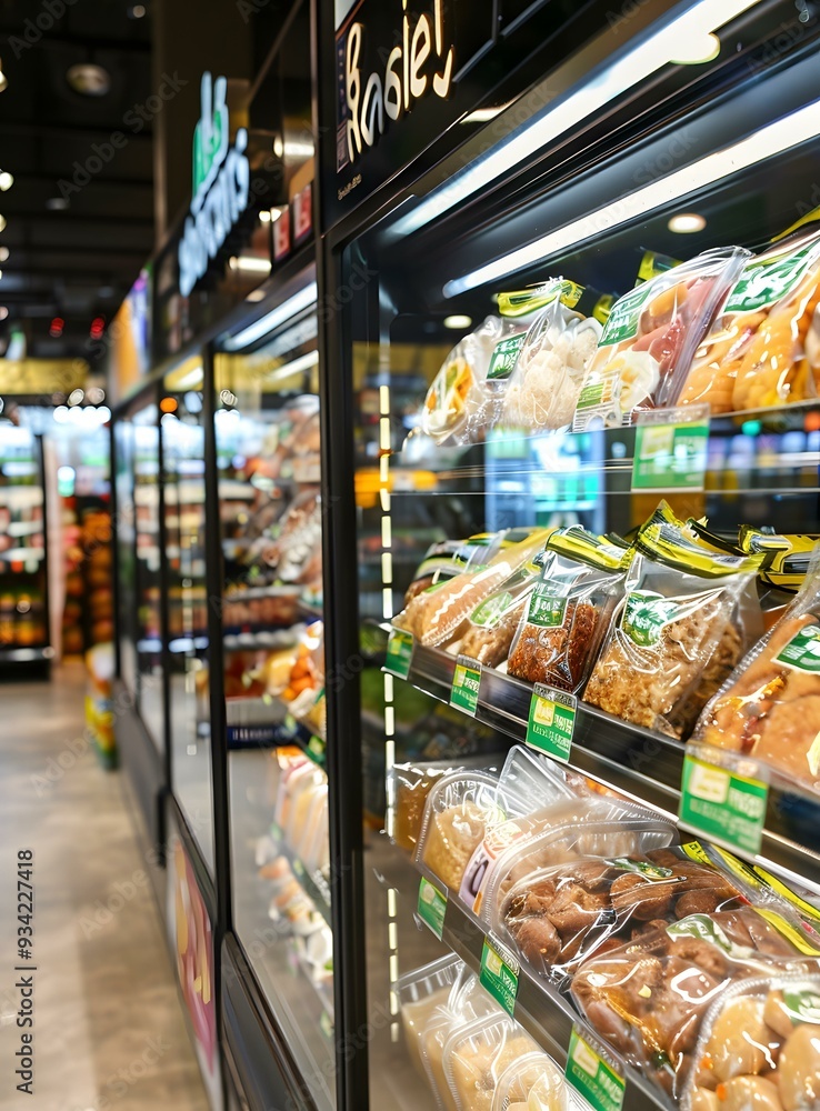 Fototapeta premium Freshly Prepared Food in a Convenience Store