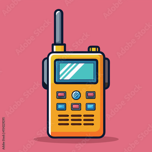 Walkie Talkie Vector Illustration