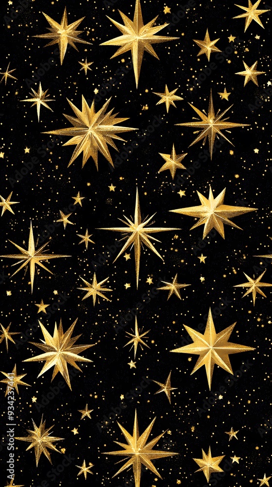Yellow Stars on Black Background, Abstract Image, Texture, Pattern, Wallpaper, Cover and Screen of Smartphone, Cell Phone, Computer, Laptop, 9:16 and 16:9 Format Yellow Stars on Black Background, Abstract Image, Texture, Pattern, Wallpaper, Cover and Screen of Smartphone, Cell Phone, Computer, Laptop, 9:16 and 16:9 Format