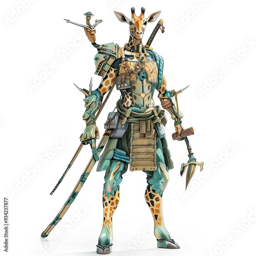 Anime Giraffe Warrior