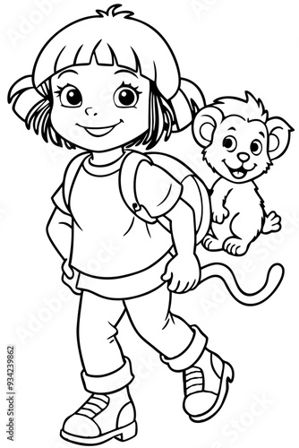 little boy and girl