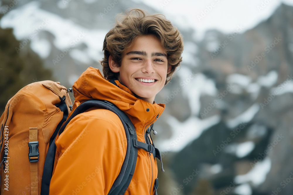 Teen Boy With Backpack