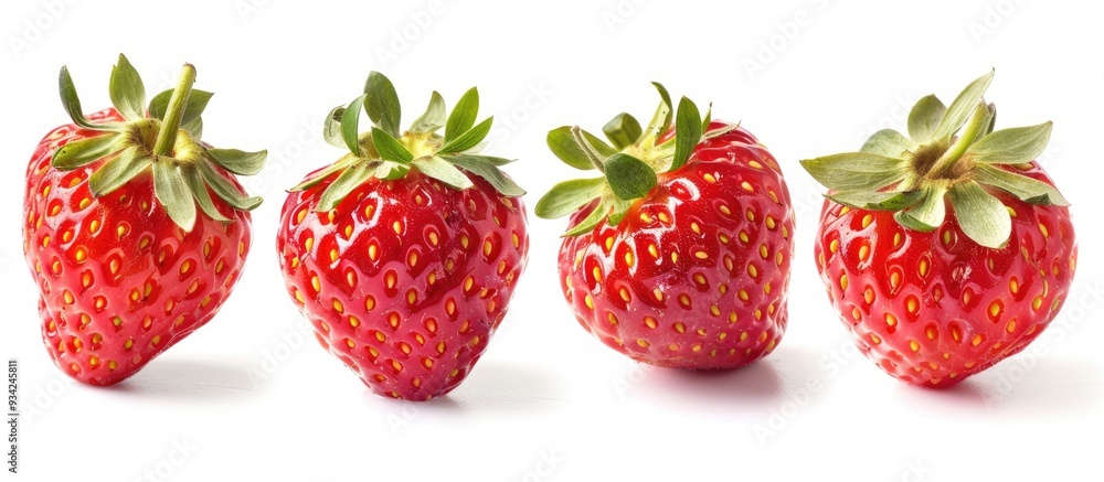 Strawberry Isolated On White Background Cutout Strawberry Isolated On White Background Cutout