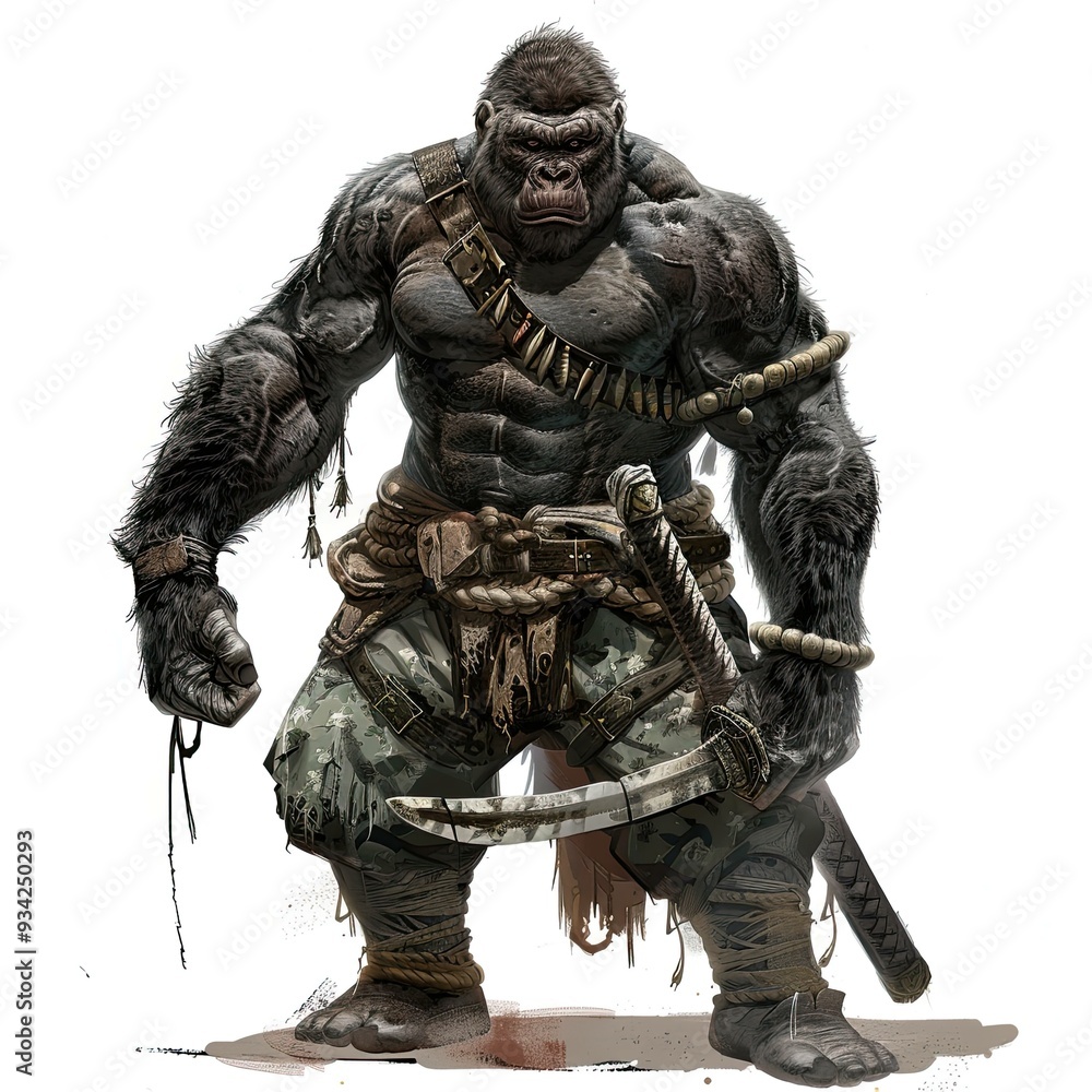 Anime Gorilla Warrior Anime Gorilla Warrior