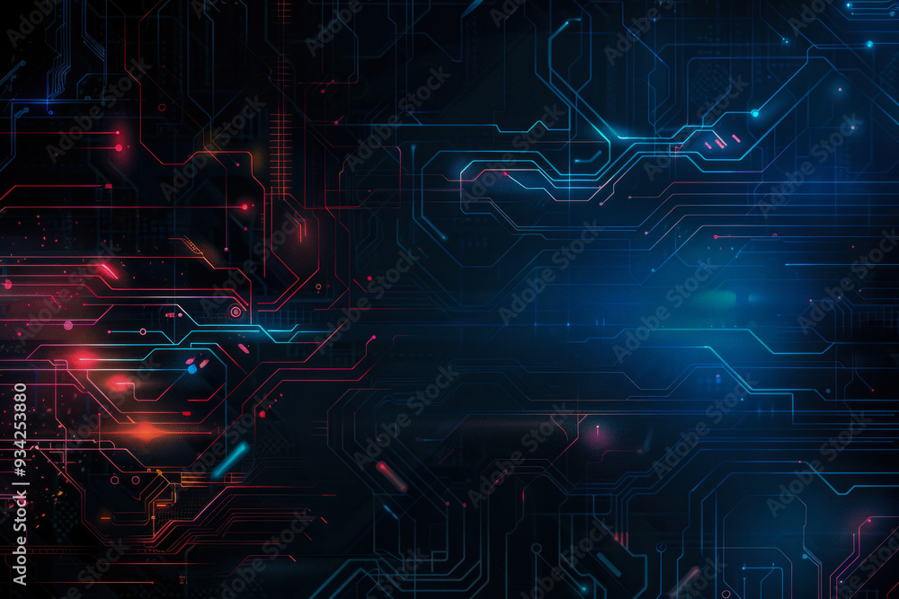 Obraz premium Technology background