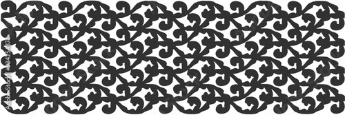 Floral ornamented pattern; old style ornate decoration