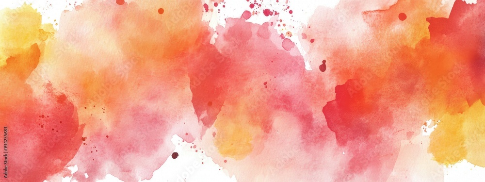 Obraz premium Watercolor abstract artistic background created with blots