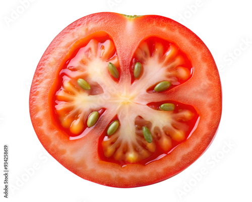 Wallpaper Mural tomato slice isolated on transparent background png Torontodigital.ca