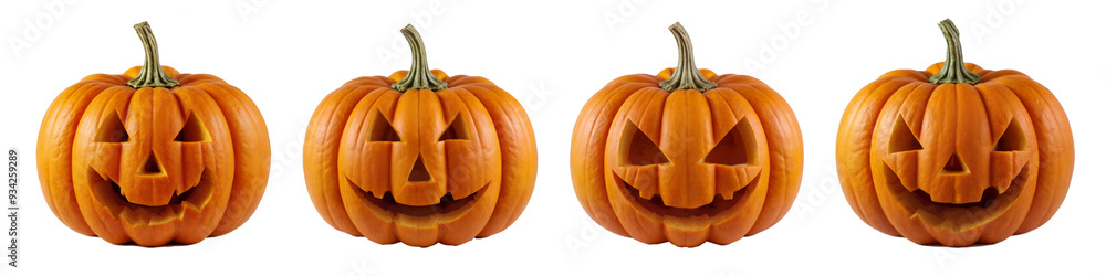 Halloween Pumpkins set, isolated on white background. Jack o Lantern Pumpkin with spooky faces. Halloween pumpkins collection. Glowing jack o lantern pumpkin collection set on white background. Halloween Pumpkins set, isolated on white background. Jack o Lantern Pumpkin with spooky faces. Halloween pumpkins collection. Glowing jack o lantern pumpkin collection set on white background.
