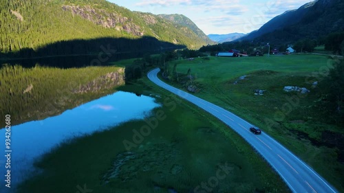 Car Journey Through Norway's Scenic Roads