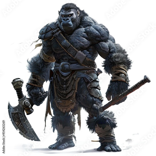 Anime Gorilla Warrior