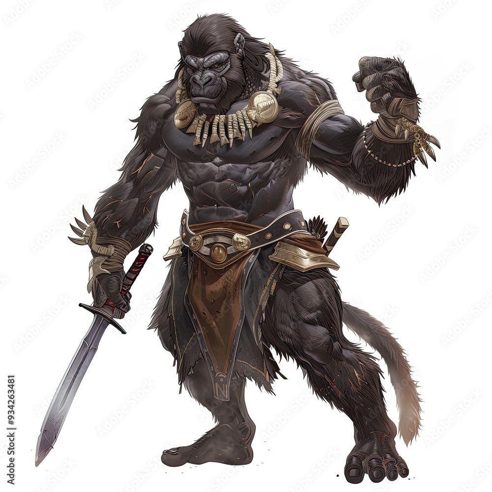 Anime Gorilla Warrior Anime Gorilla Warrior