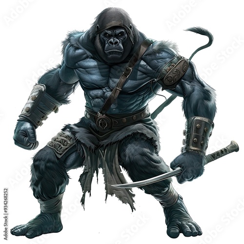 Anime Gorilla Warrior