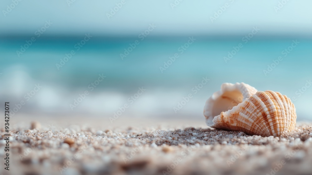 A close-up capture of beautifully detailed seashells resting on the sandy shore with the ocean waves gently blurred in the background, symbolizing nature's artistry and coastal serenity. A close-up capture of beautifully detailed seashells resting on the sandy shore with the ocean waves gently blurred in the background, symbolizing nature's artistry and coastal serenity.