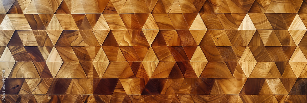 Wooden triangular pattern background Wooden triangular pattern background