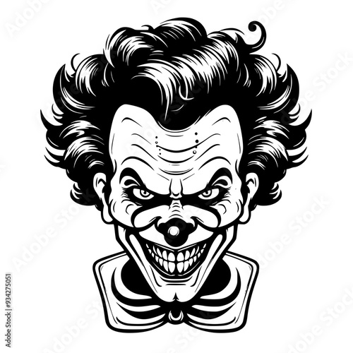 Scary Clown Vector