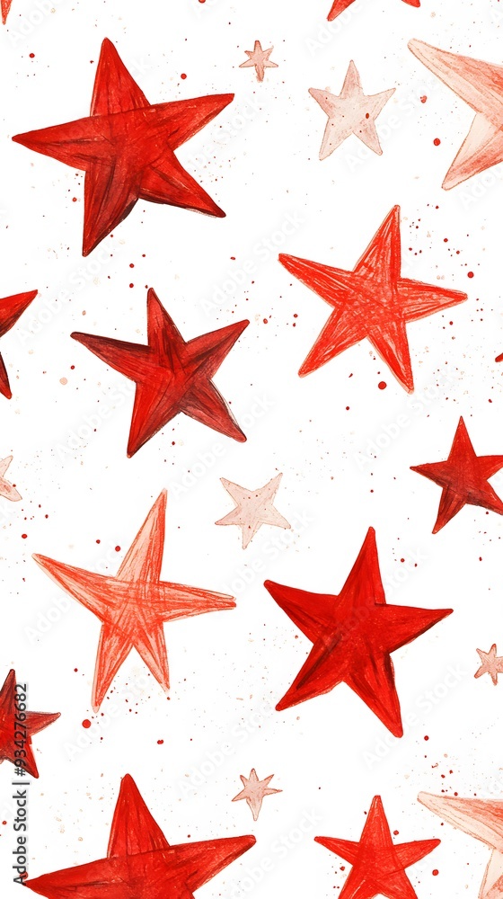 Red Stars on White Background, Abstract Image, Texture, Pattern, Wallpaper, Cover and Screen of Smartphone, Cell Phone, Computer, Laptop, 9:16 and 16:9 Format Red Stars on White Background, Abstract Image, Texture, Pattern, Wallpaper, Cover and Screen of Smartphone, Cell Phone, Computer, Laptop, 9:16 and 16:9 Format