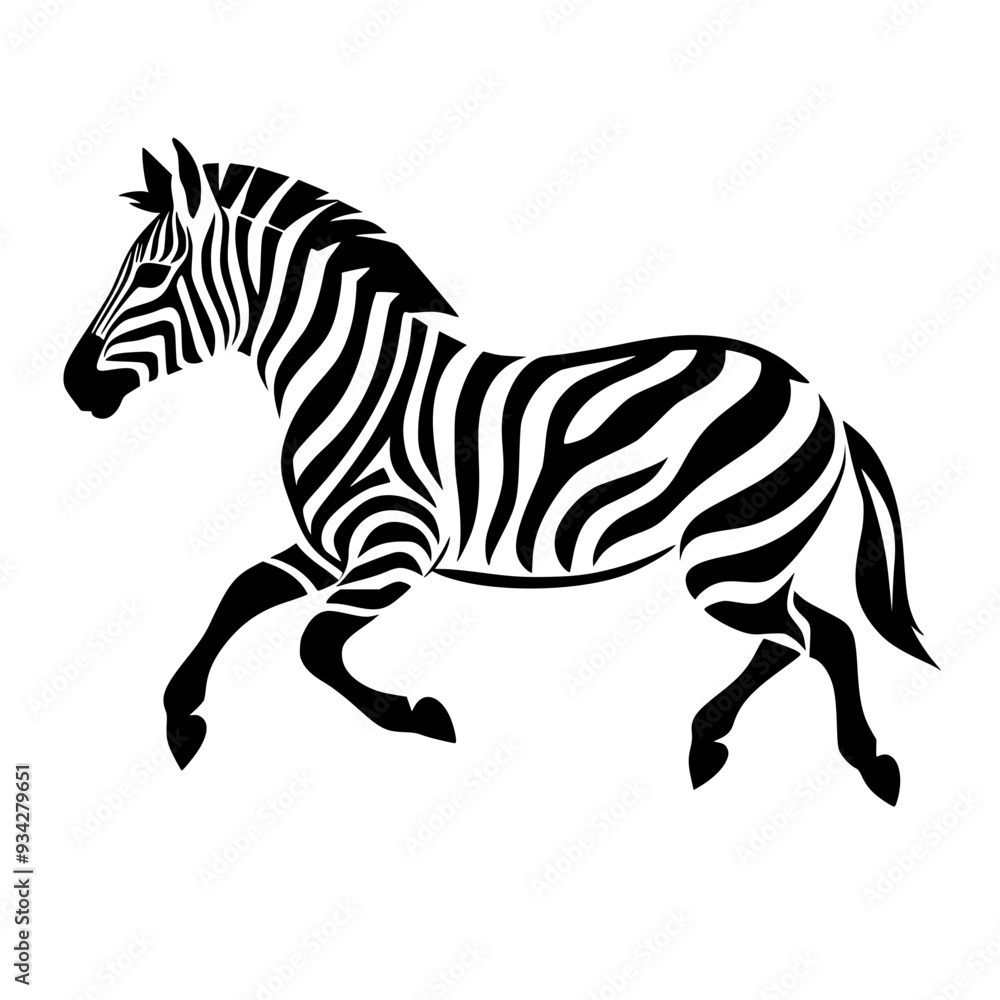 Obraz premium Zebra Vector