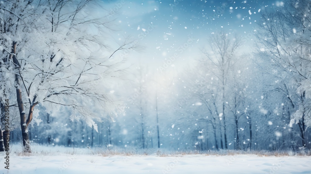 Christmas and new year holiday postcard with festive decorations and snow for celebration Christmas and new year holiday postcard with festive decorations and snow for celebration