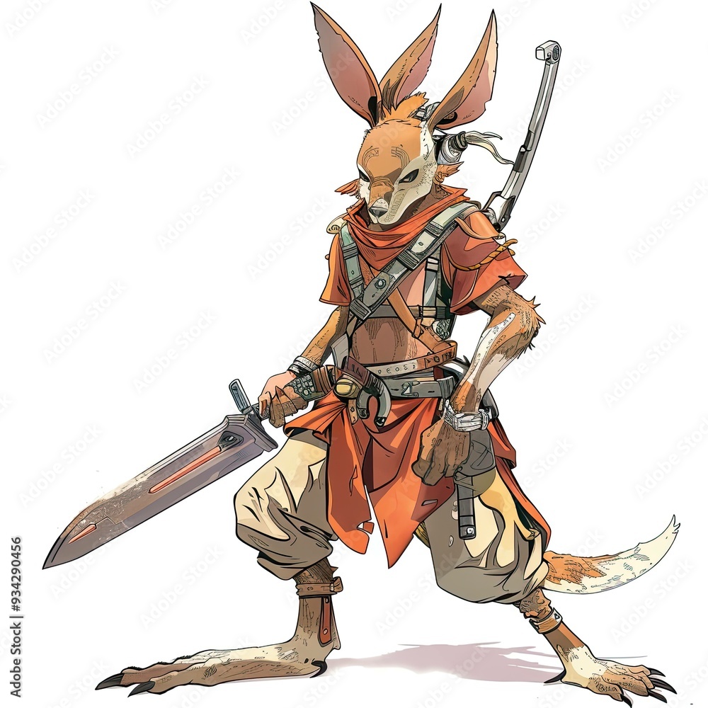 Anime Kangaroo Warrior Anime Kangaroo Warrior
