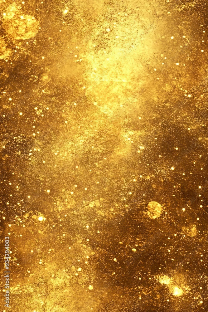 A stunning golden texture with shimmering particles and a cosmic feel, perfect for backgrounds and artistic designs. A stunning golden texture with shimmering particles and a cosmic feel, perfect for backgrounds and artistic designs.