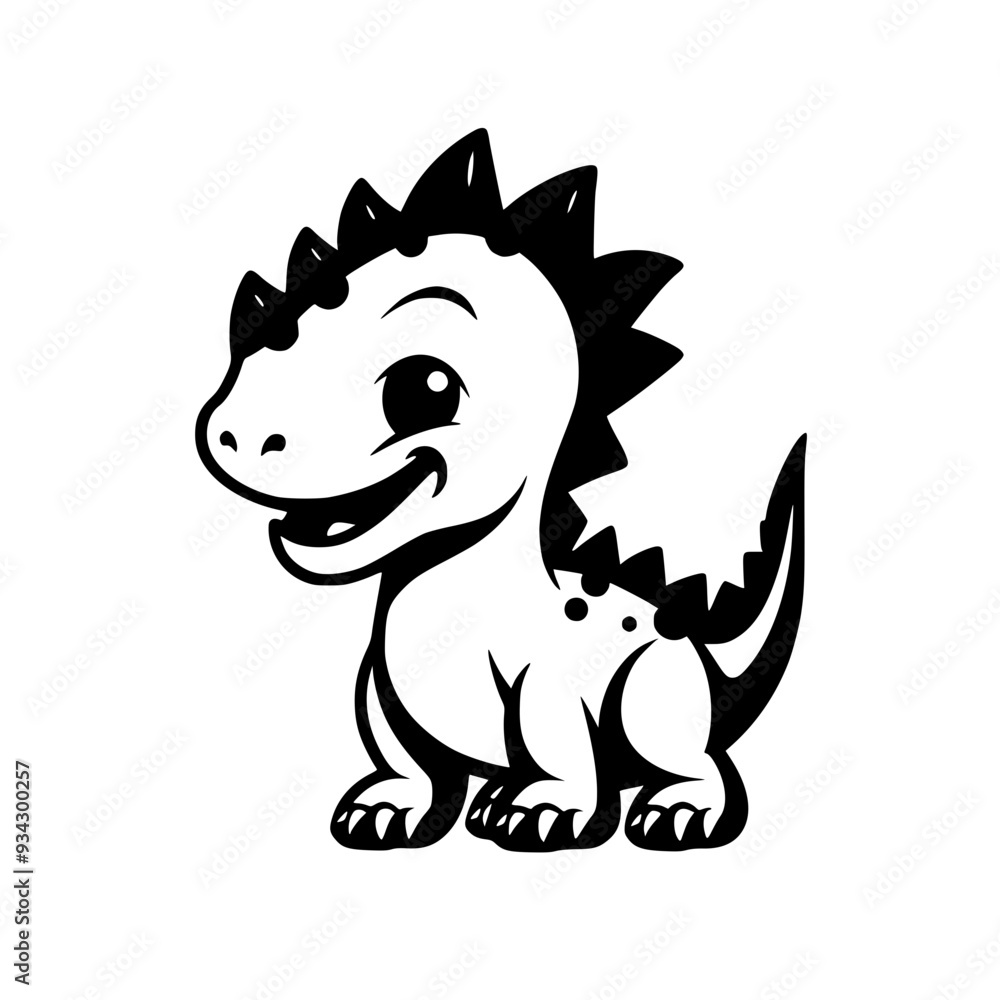 Obraz premium Cute Dinosaur Vector