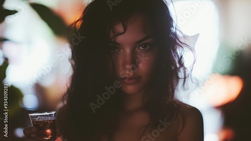 Mystery in Her Eyes: A Glimpse of Depth
