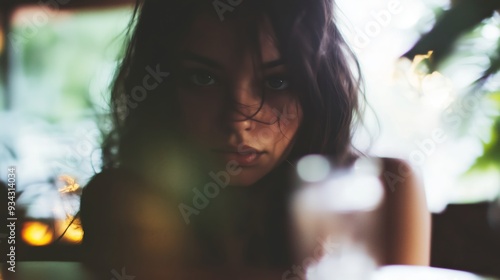Mystery in Her Eyes: A Glimpse of Depth