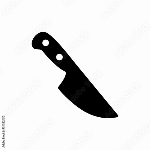 kitchen knife cut cook icon