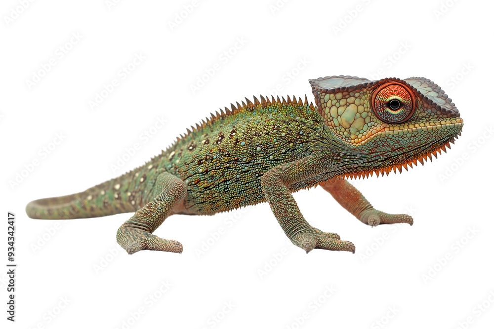 beautiful chameleon lizard isolated on transparent background beautiful chameleon lizard isolated on transparent background