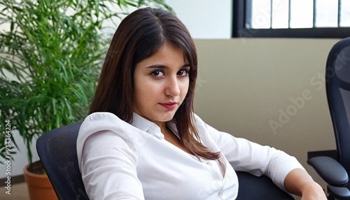 portrait of a woman sitting on a chair Free Download portrait of a woman sitting on a chair - GFXLoad