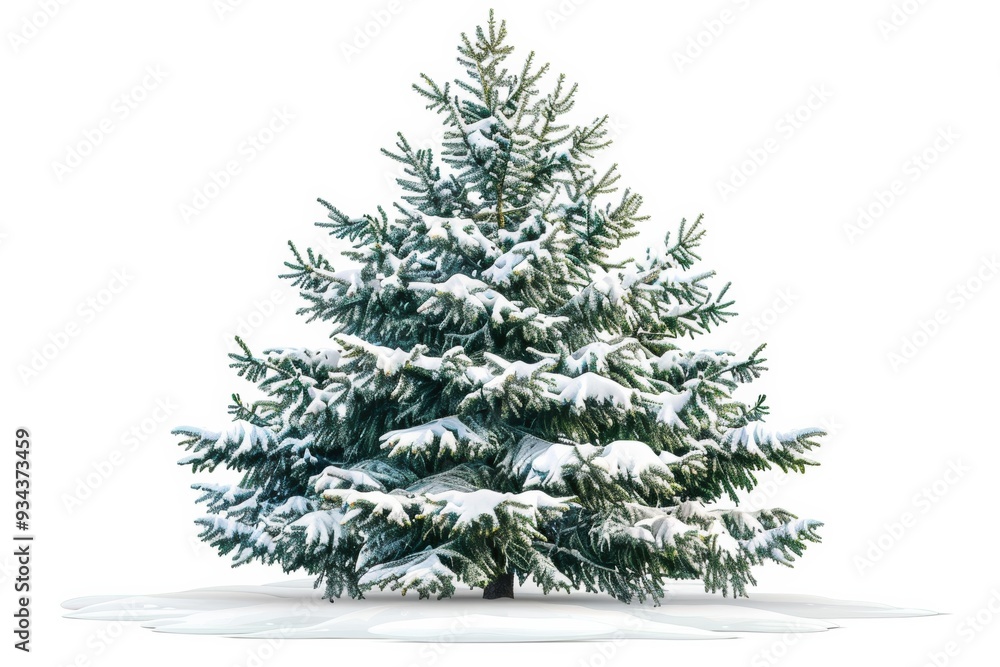 Snow-Kissed Pine in Winter Wonderland Snow-Kissed Pine in Winter Wonderland