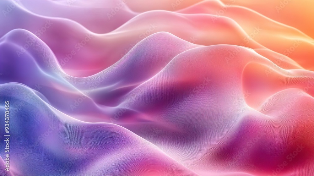 Abstract digital pattern formed by gradient-rich wave designs photo Abstract digital pattern formed by gradient-rich wave designs photo