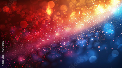 Luxury colorful bokeh background. Abstract lights blur bokeh background