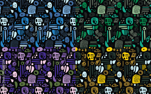Seamless fabric Pattern, perfect for Fall Designs and Season, Color and Size modifiable.
