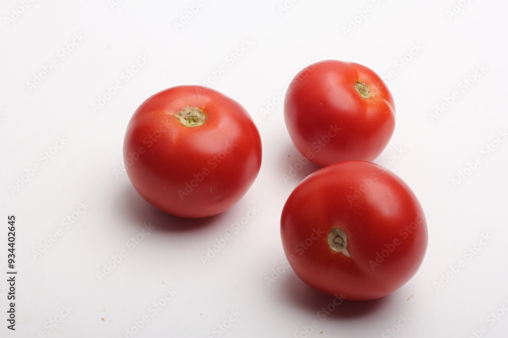tomatoes on a white background tomatoes on a white background