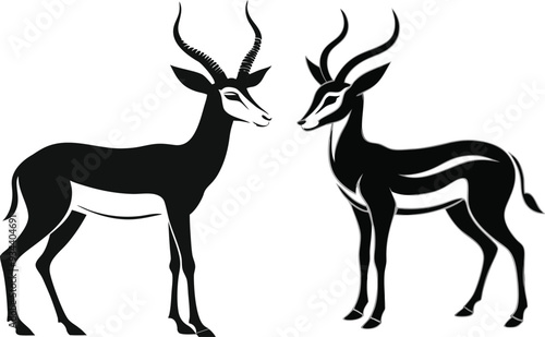 springbok vector art illustration vector illustration 