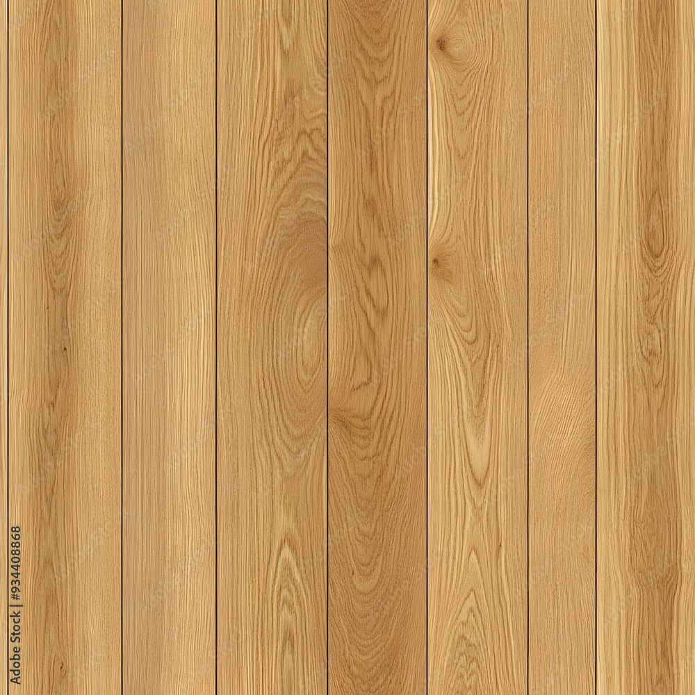 Fototapeta premium seamless oak wood texture tile brown wooden wall facade cladding planks floor for surface mapping architecture game design 2d flat